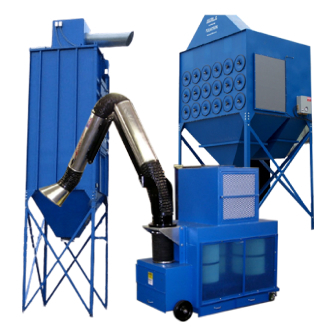 blue dust collector machines